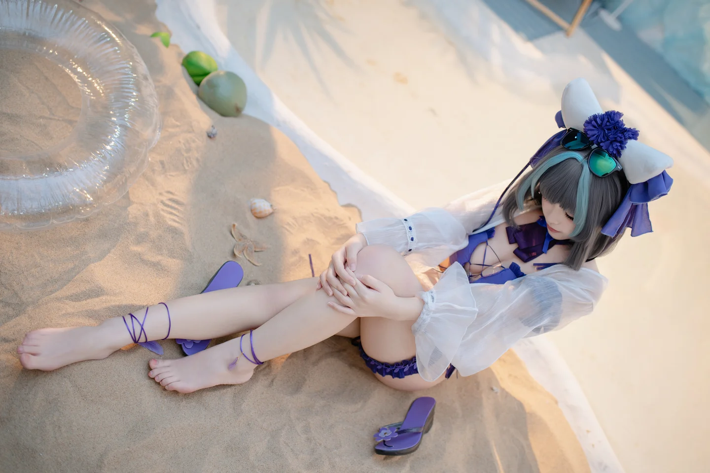 Bangni邦尼 - No.034 碧蓝航线 柴郡 泳装 [86P-855MB] tg@simisebaisi 【丝足阁】028.webp